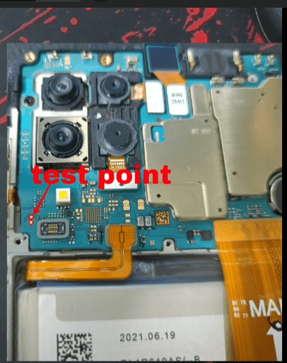 Samsung Galaxy F22 Test Point / EDL Point